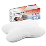Coussin à Mémoire de Forme ACAMAR | Oreiller Ergonomique Orthopédique | Mousse Viscoélastique | Idéal pour Dormir sur Le Côté ou Moitié Côté-Ventre | Taie avec Thermorégulation | 55x47x12cm